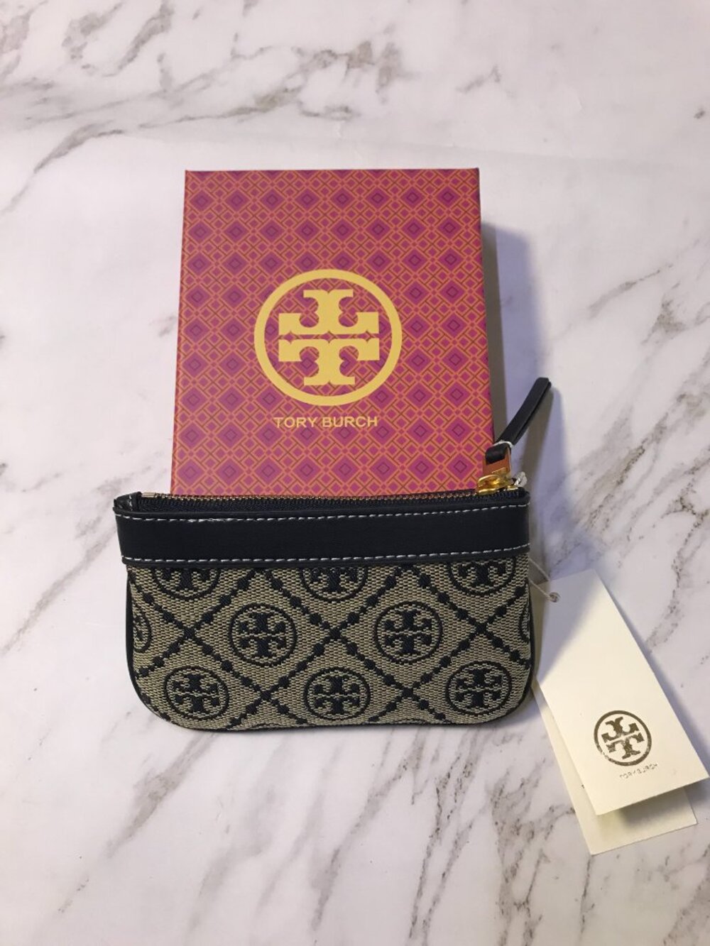 Tory Burch T monogram coin purse - Picture 2 of 6
